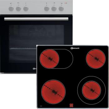 Bauknecht HEKO S200 - Set bestehend aus Einbauherd HVP2 NN5F IN und Elektrokochfeld CHR 3462 IN, 60 cm